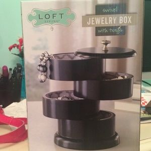 Swivel Jewelry Box with Trays