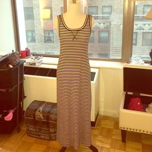 Striped maxi dress