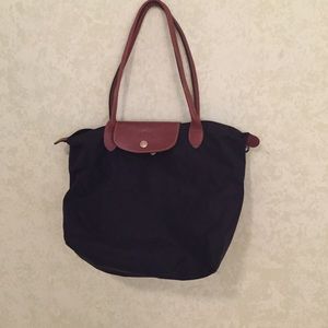 Authentic longchamp small black bag