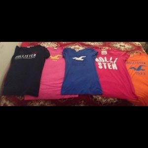 Pack of 5 Hollister shirts