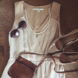 LC Lauren Conrad | blush chiffon dress