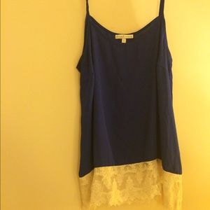 Royal blue tank top