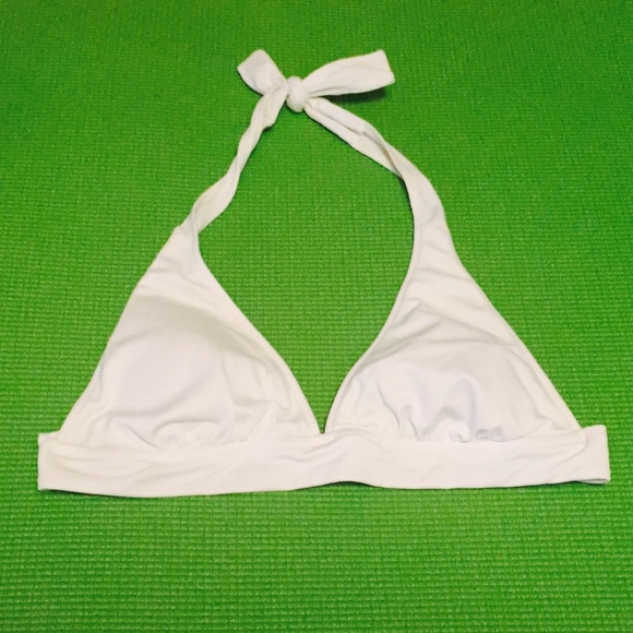 Women's J. Crew White Bikini Top