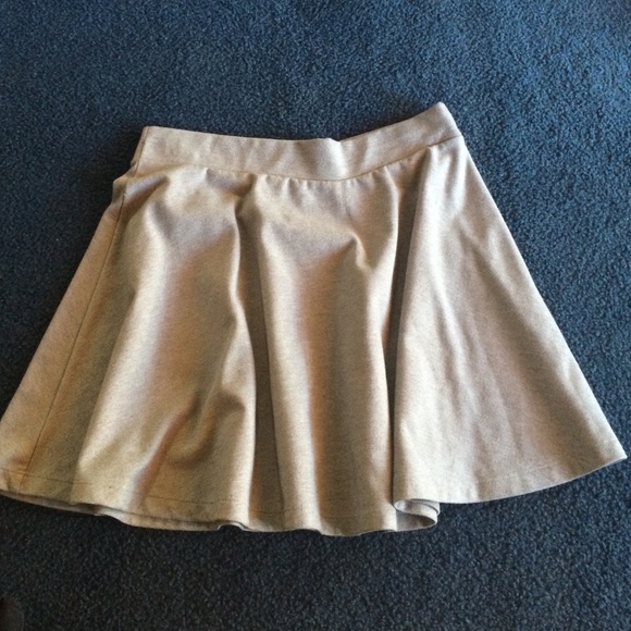 Grey circle skirt