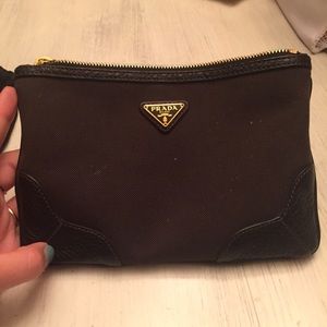 Authentic Prada makeup bag or clutch