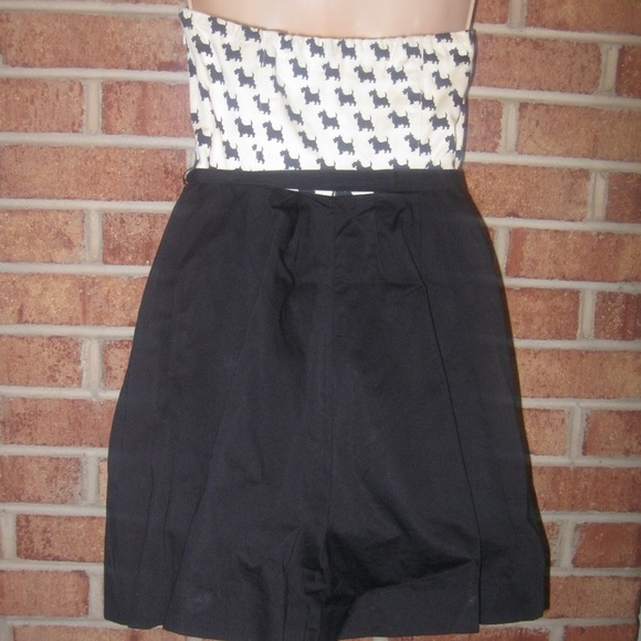 SOLD! Anthropologie Maeve Scottie Dog Romper - Picture 3 of 4