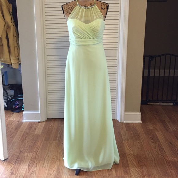 mint green formal dress