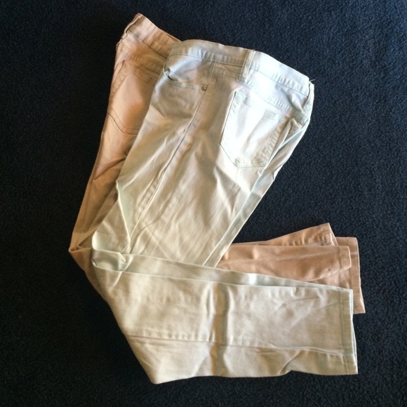 Bundle, khaki and light blue pants