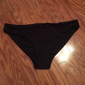 L Space black bikini bottoms