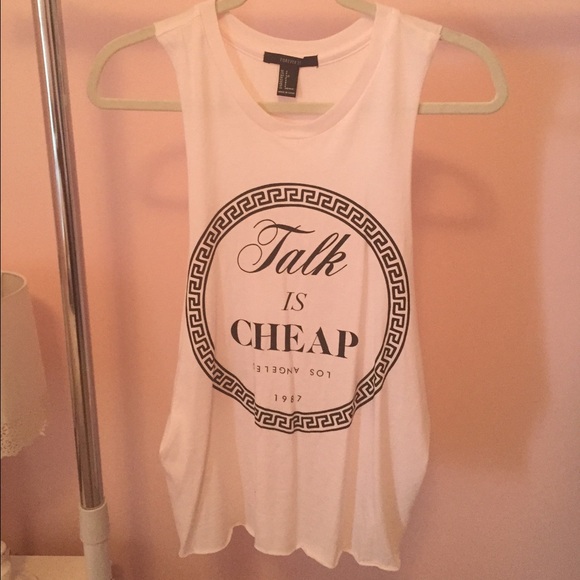 Talk Is Cheap Muscle Tank