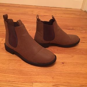Brown booties