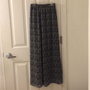 Tribal Print Maxi Skirt