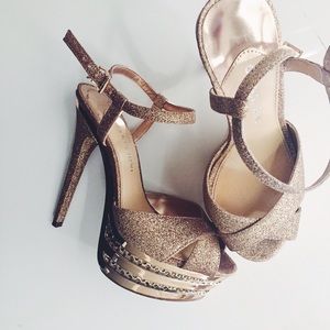 gianni bini rose gold heels