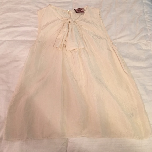 Silk cream colored blouse