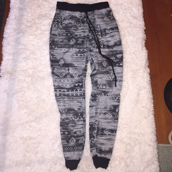 Slouchy Tribal Print Joggers