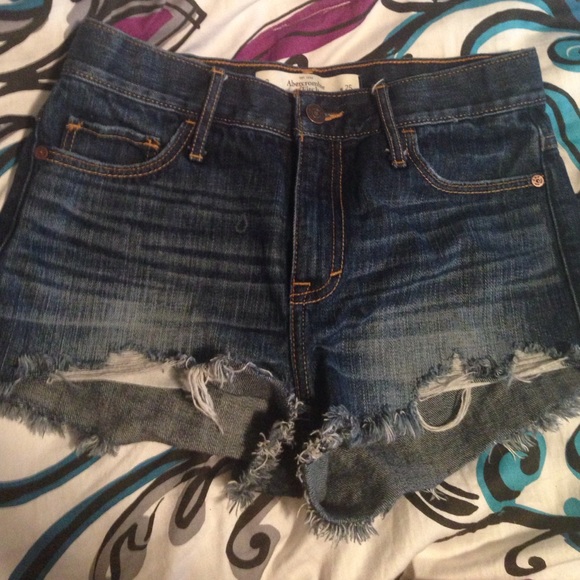 Abercrombie high rise shorts