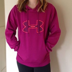 Under Armour Magenta and Orange Sweatshirt