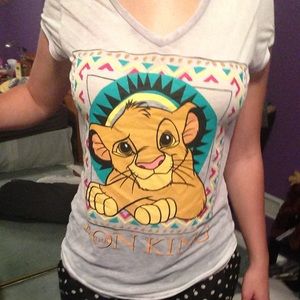 Lion King v-neck shirt