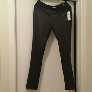 Two Tone Vinyl Leggings