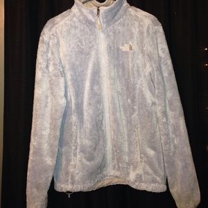 light blue north face