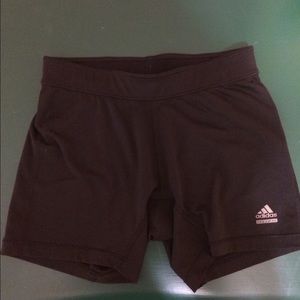 Adidas tech fit spandex shorts