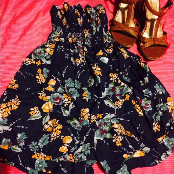 Shorts romper /black dress romper