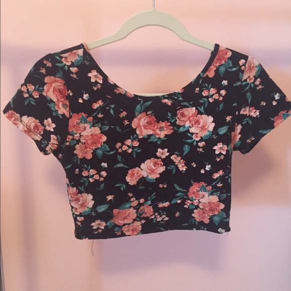 Floral crop top