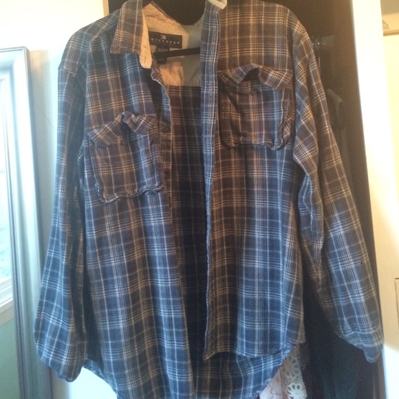 🔴vintage oversized flannel