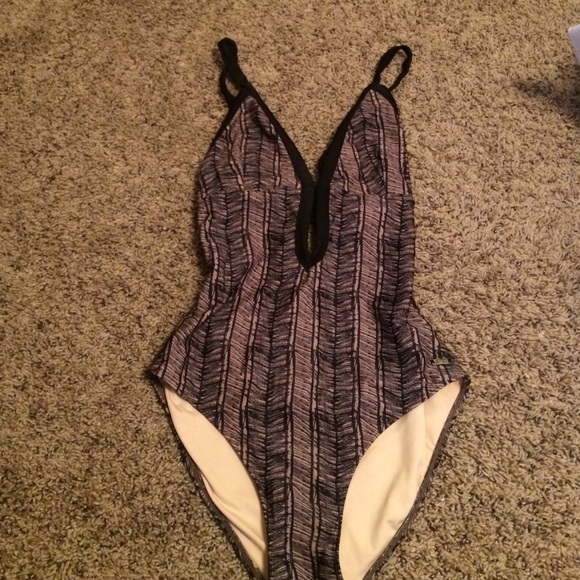 One piece bathing suit.