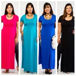 Split Maxi Tee