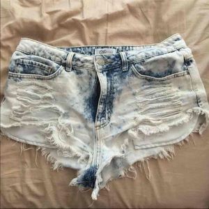 High waisted shorts