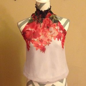 Floral Halter Top