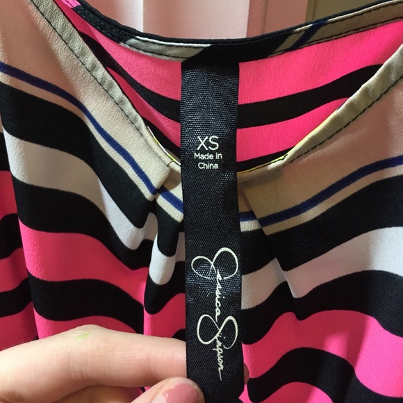 Jessica Simpson Striped Tank Top - Picture 2 of 3