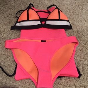 Triangl neoprene bikini set. Never worn.