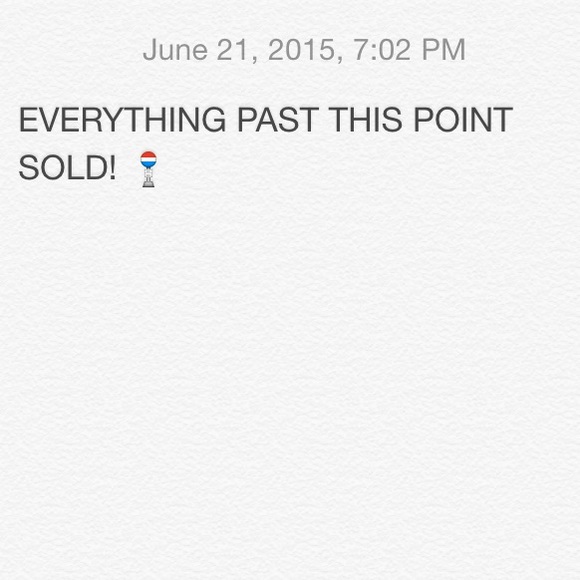 EVERYTHING ELSE SOLD