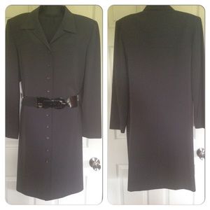 Charcoal Gray Shirt Dress - $ Reduction