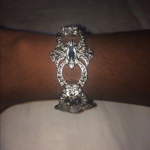 Faux diamond bracelet