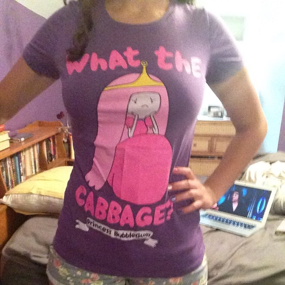 Adventure time purple tee