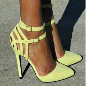 Lime Green Cap Pointe Heels