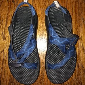 Chaco blue sandal WORN ONCE