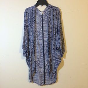 NWOT Printed Kimono