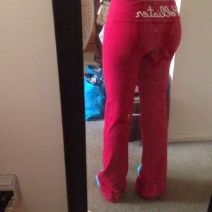 Hollister Bright Pink Yogas