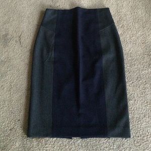 High wasted pencil skirt