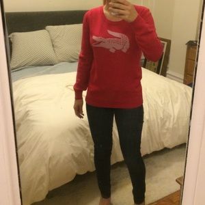 SALE! Pink Lacoste gator sweater