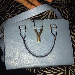 beautiful blue purse