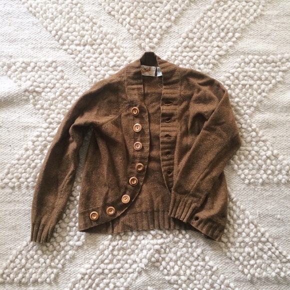 Button Wool Blend Sweater - Picture 1 of 1