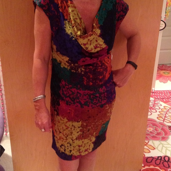 Trina Turk 100% silk dress