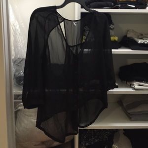 Sparkle and Fade Black Shirt