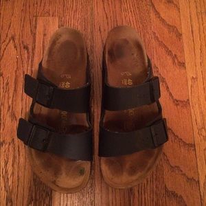 Navy blue Birkenstocks