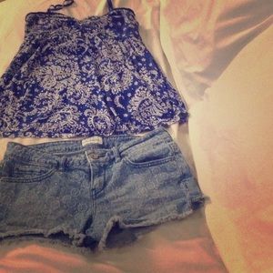 AEROPOSTALE 2 PIECE SET TANK & SHORTS